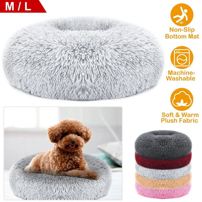Purrfect Pet Kingdom® - Pet Dog Bed Soft Warm Fleece Puppy Cat Bed Dog Cozy Nest - Beds