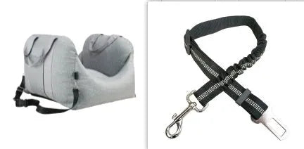 Purrfect Pet Kingdom® - Pet Dog Car Carrier Seat Waterproof Basket Portable Car Seat - Car Crates