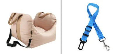 Purrfect Pet Kingdom® - Pet Dog Car Carrier Seat Waterproof Basket Portable Car Seat - Car Crates