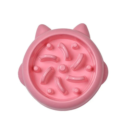 Purrfect Pet Kingdom® - Pet Dog Cat Slow Feeder Bowls Anti Choking Slow Feeder Dish - Slow Feeder Bowls
