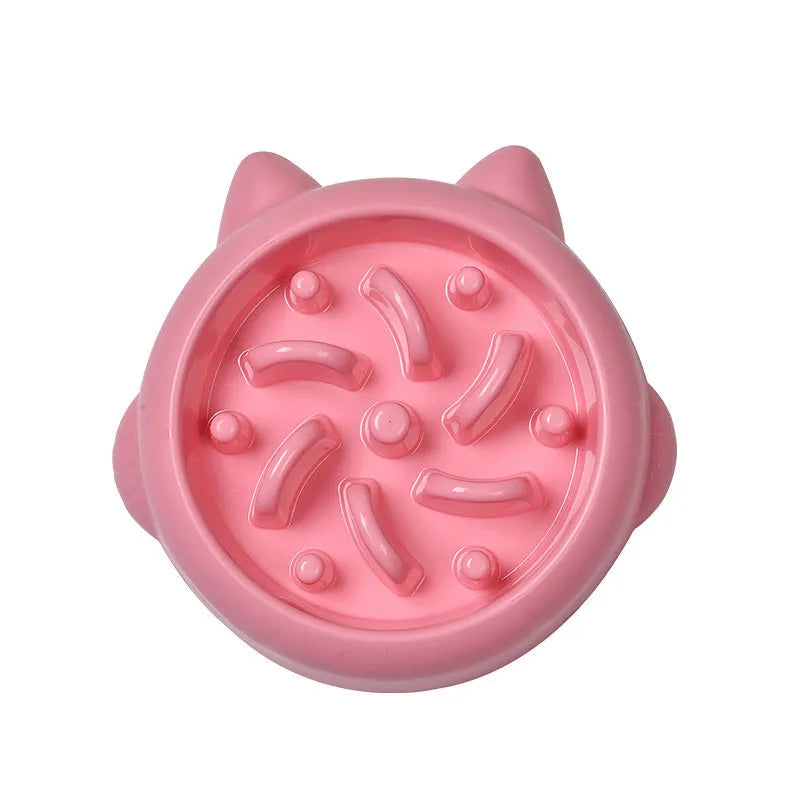 Purrfect Pet Kingdom® - Pet Dog Cat Slow Feeder Bowls Anti Choking Slow Feeder Dish - Slow Feeder Bowls
