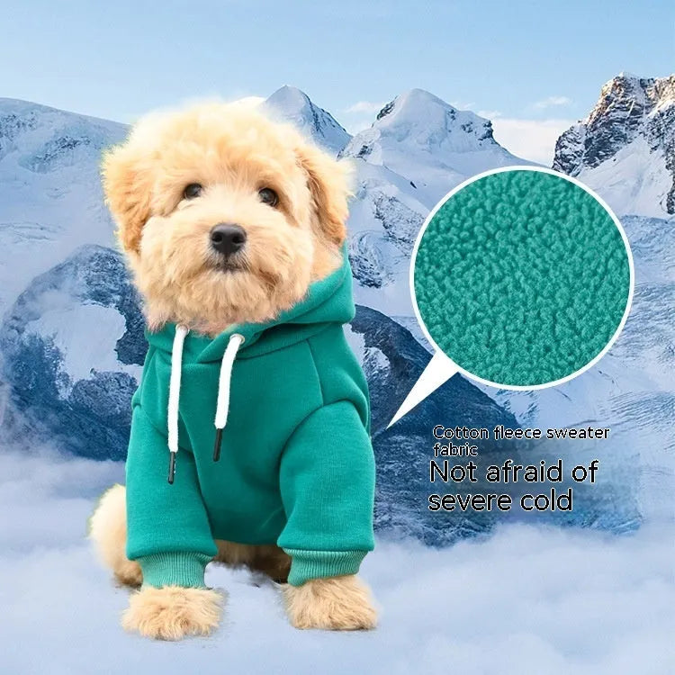 Purrfect Pet Kingdom® - Pet Dog Fashion Simple Hooded Sweater - Pet Sweaters