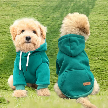 Purrfect Pet Kingdom® - Pet Dog Fashion Simple Hooded Sweater - Hoodies