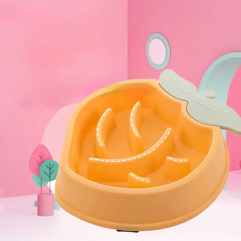 Purrfect Pet Kingdom® - Pet Dog Feeding Bowls Eating Feeder Dish Prevent Obesity Pet - Slow Feeder Bowls