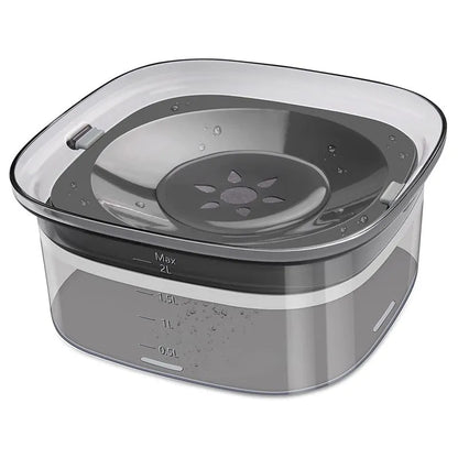 Purrfect Pet Kingdom® - Pet Dog Floating Water Bowl Splash-proof Not Wet Mouth - Water Dispensers