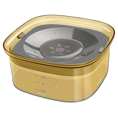 Purrfect Pet Kingdom® - Pet Dog Floating Water Bowl Splash-proof Not Wet Mouth - Water Dispensers