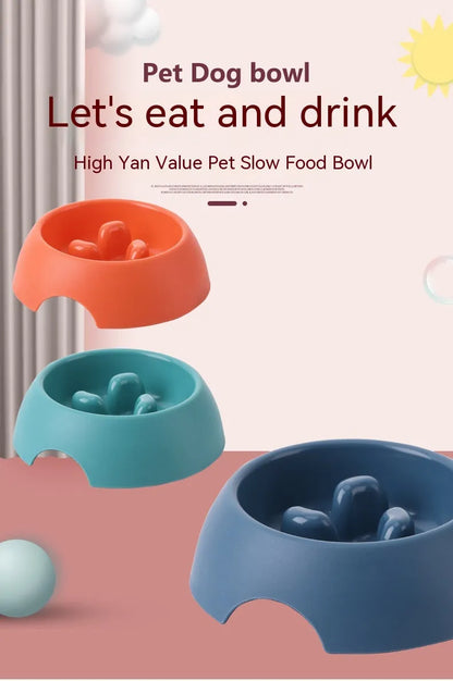 Purrfect Pet Kingdom® - Pet Dog Slow Food Bowl Feeder Color - 0