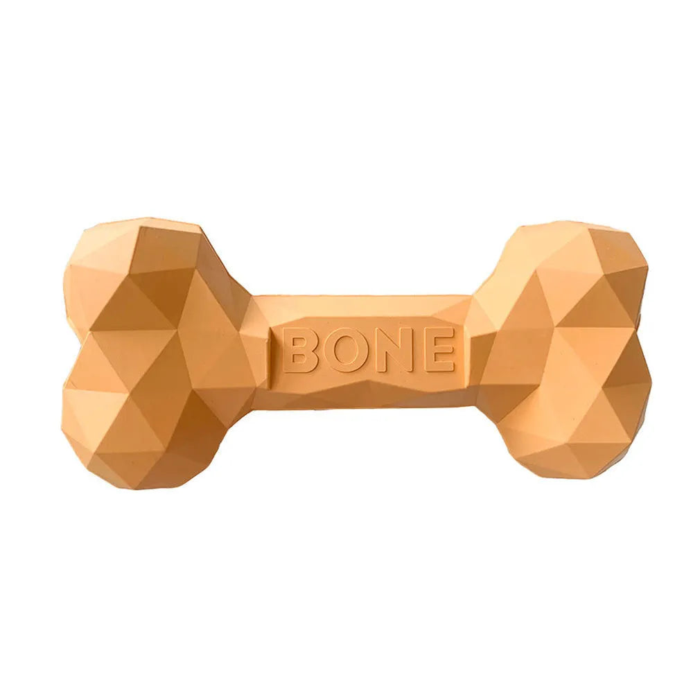 Purrfect Pet Kingdom® - Pet Dog Teeth Grinding Bite Resistant Rubber Bone Toy - Dog Toys