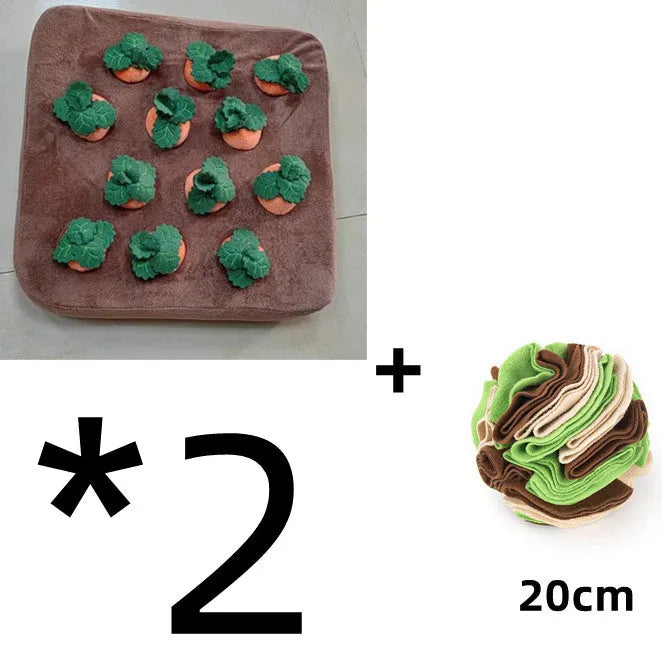 Purrfect Pet Kingdom® - Pet Dog Toys Carrot Plush Toy Vegetable Chew Toy For Dogs - Dog Toys