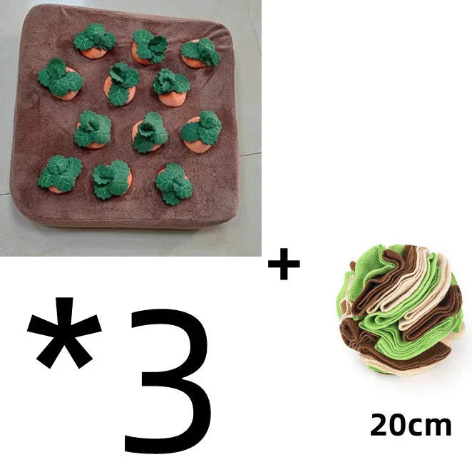 Purrfect Pet Kingdom® - Pet Dog Toys Carrot Plush Toy Vegetable Chew Toy For Dogs - 0