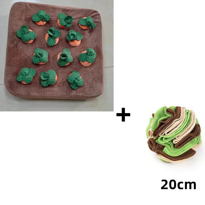 Purrfect Pet Kingdom® - Pet Dog Toys Carrot Plush Toy Vegetable Chew Toy For Dogs - 0