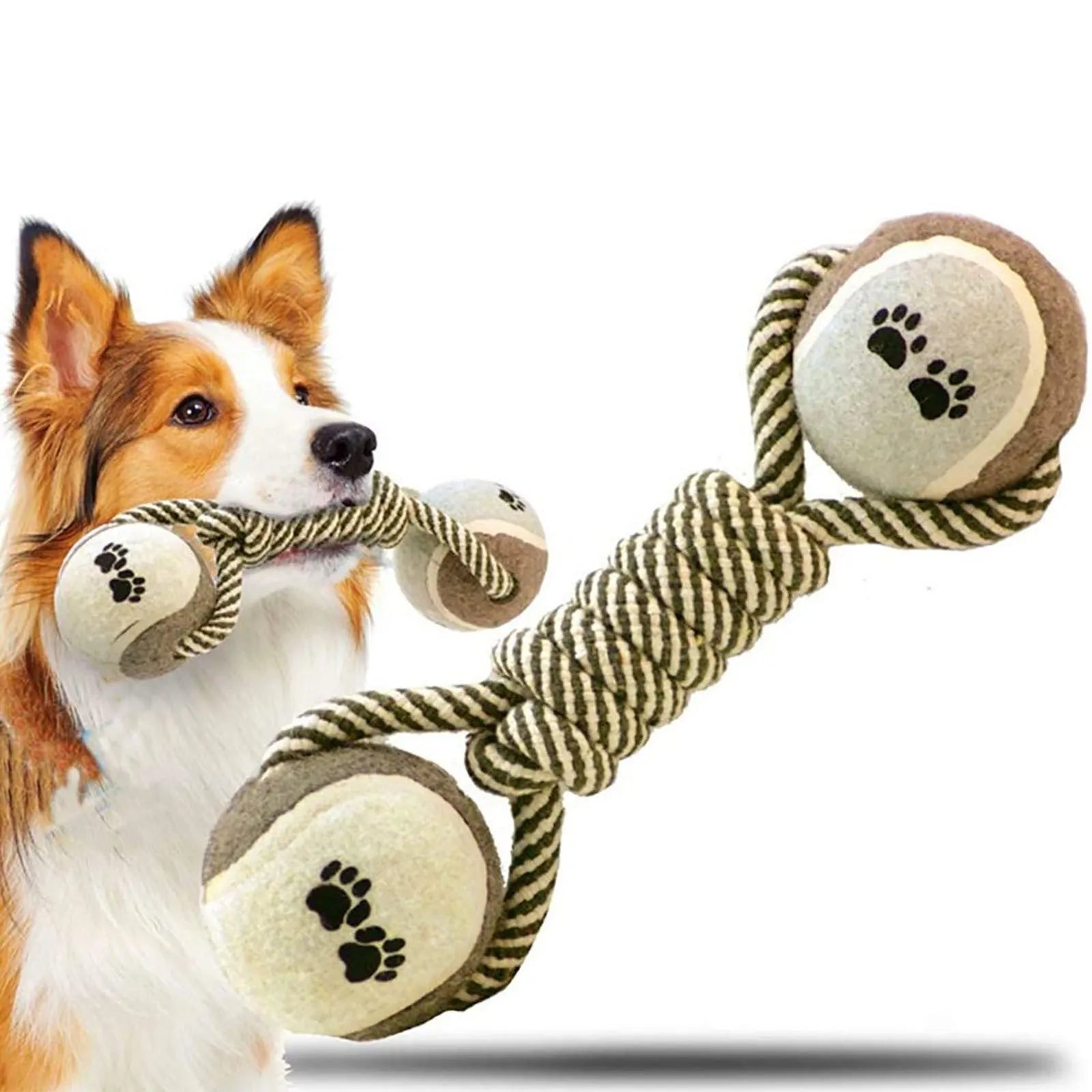Purrfect Pet Kingdom® - Pet Dog Toys For Large Small Dogs Toy Interactive Cotton - Brushes