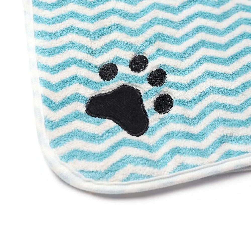 Purrfect Pet Kingdom® - Pet Dogs And Cats Microfiber Bathrobe Towel - Pet Dresses