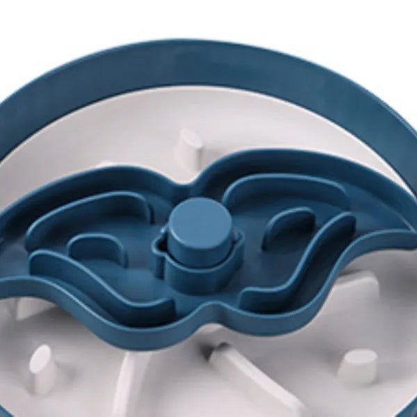 Purrfect Pet Kingdom® - Pet Food Basin Rotating Game Board Anti-choke Silica Gel Pad - Slow Feeder Bowls