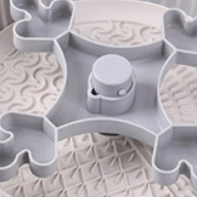 Purrfect Pet Kingdom® - Pet Food Basin Rotating Game Board Anti-choke Silica Gel Pad - 0