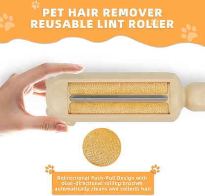 Purrfect Pet Kingdom® - Pet Hair Remover Dog Cat Fur Remover With Self Cleaning Base - Dog Grooming Tools
