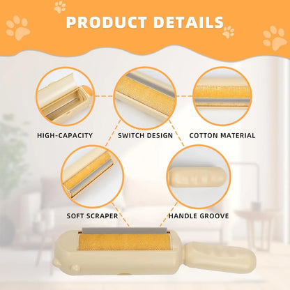 Purrfect Pet Kingdom® - Pet Hair Remover Dog Cat Fur Remover With Self Cleaning Base - Grooming