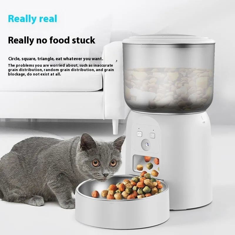 Purrfect Pet Kingdom® - PET Intelligence Automatic Pet Feeder Monitoring Timing - Auto Feeders