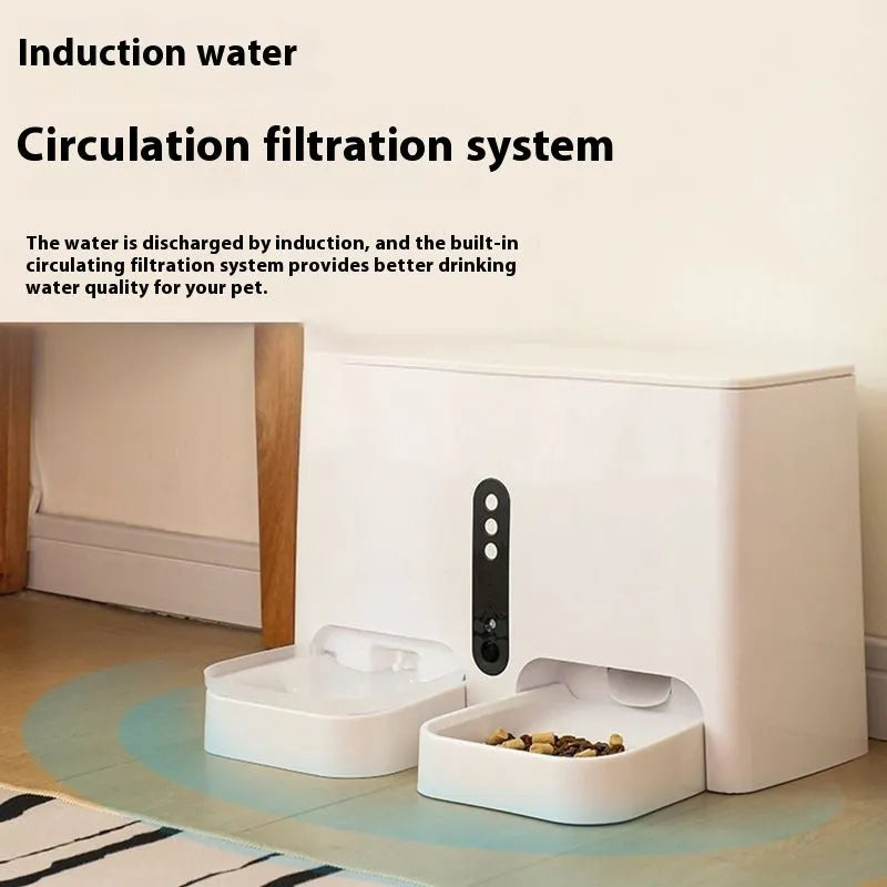 Purrfect Pet Kingdom® - Pet Intelligent Feeding And Drinking All-in-one Machine - Auto Feeders