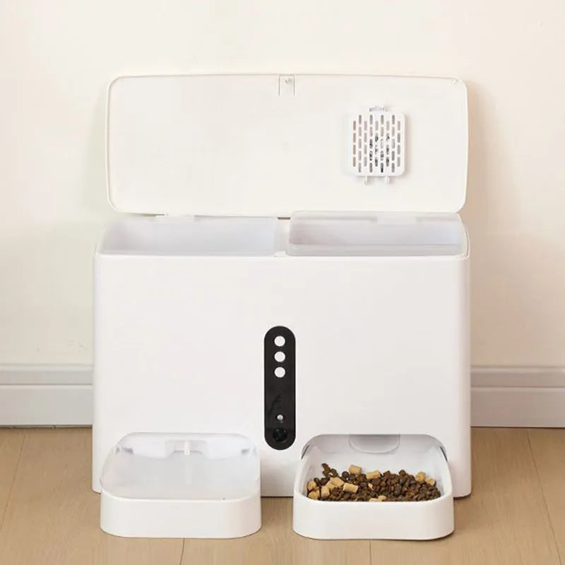 Purrfect Pet Kingdom® - Pet Intelligent Feeding And Drinking All-in-one Machine - Auto Feeders