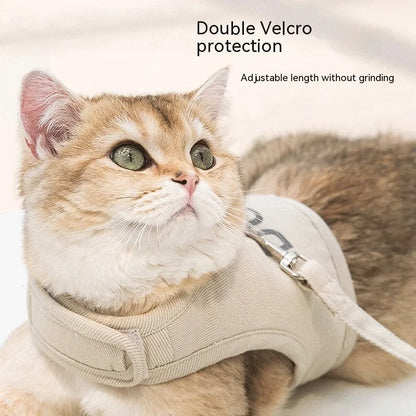 Purrfect Pet Kingdom® - Pet Outing Hand Holding Rope Chest Strap Anti Breaking Loose - Dog Leashes