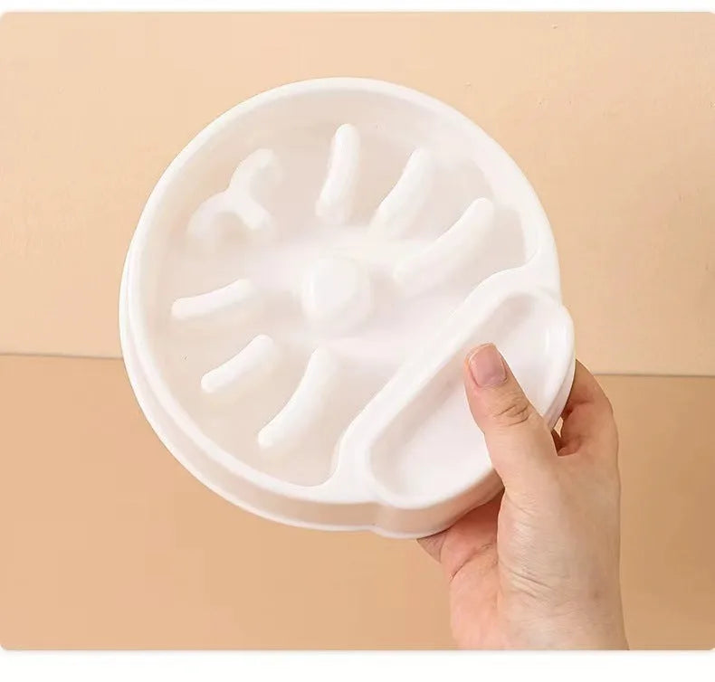 Purrfect Pet Kingdom® - PET Plastic Bowl Anti-tumble - Slow Feeder Bowls