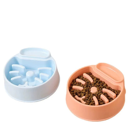 Purrfect Pet Kingdom® - PET Plastic Bowl Anti-tumble - Slow Feeder Bowls
