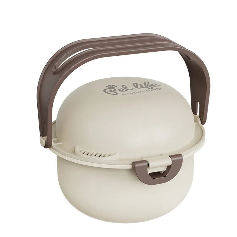 Purrfect Pet Kingdom® - Pet Portable Folding Outdoor Dog Feeding Drinking Bowl - Dog Travel Bowls