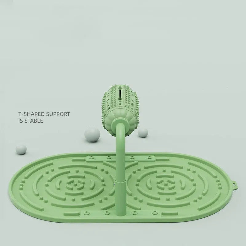 Purrfect Pet Kingdom® - Pet Puzzle Food Leakage Toy Cat And Dog Slow Silicone Pad - Slow Feeder Bowls