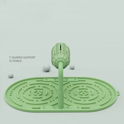 Purrfect Pet Kingdom® - Pet Puzzle Food Leakage Toy Cat And Dog Slow Silicone Pad - Slow Feeder Bowls