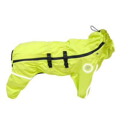 Purrfect Pet Kingdom® - Pet Raincoat Waterproof Four-legged Dog Jacket - 0