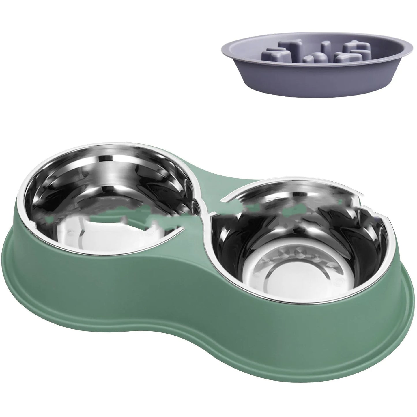 Purrfect Pet Kingdom® - Pet Slow Feeding Bowl Removable Dogcat - Slow Feeder Bowls
