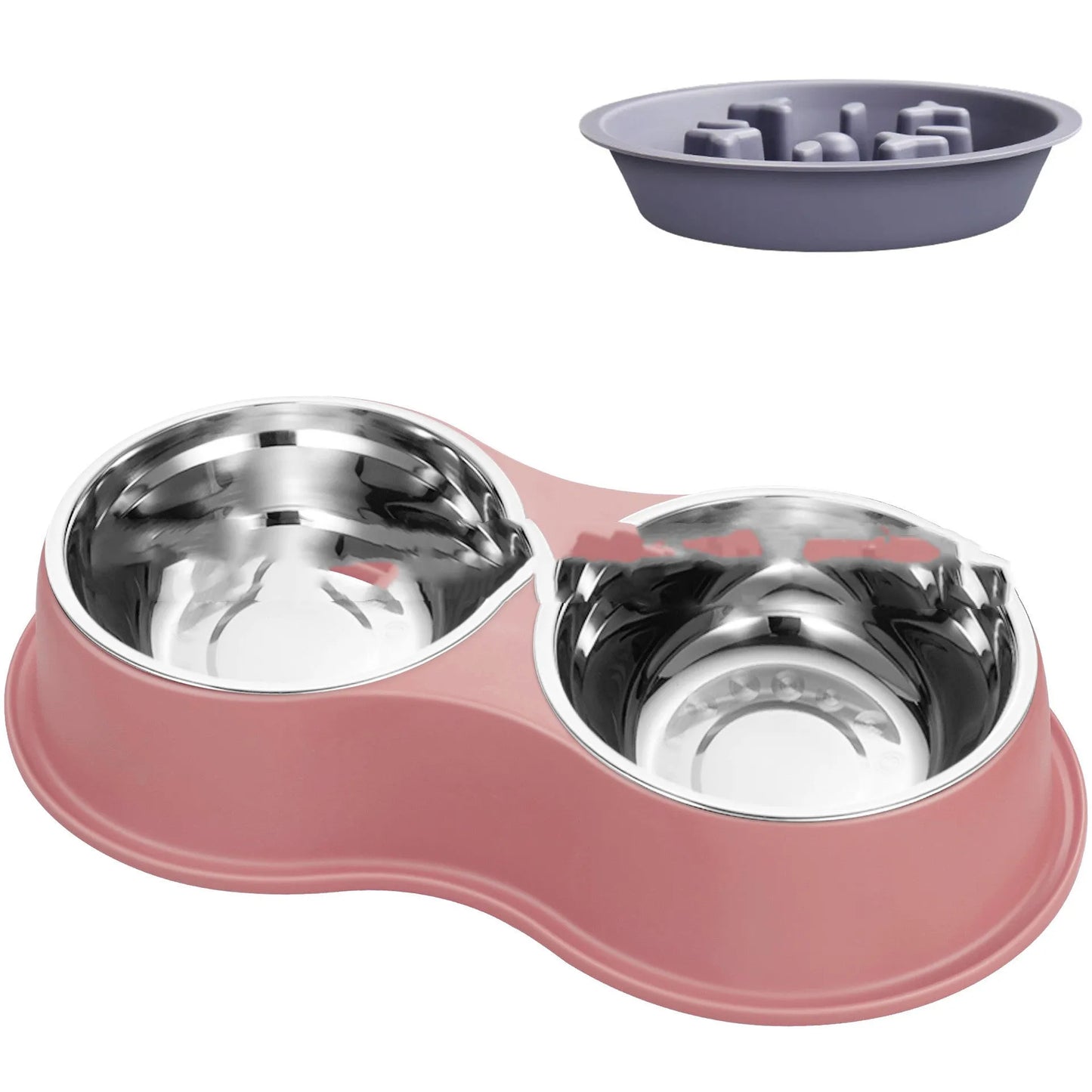 Purrfect Pet Kingdom® - Pet Slow Feeding Bowl Removable Dogcat - Slow Feeder Bowls