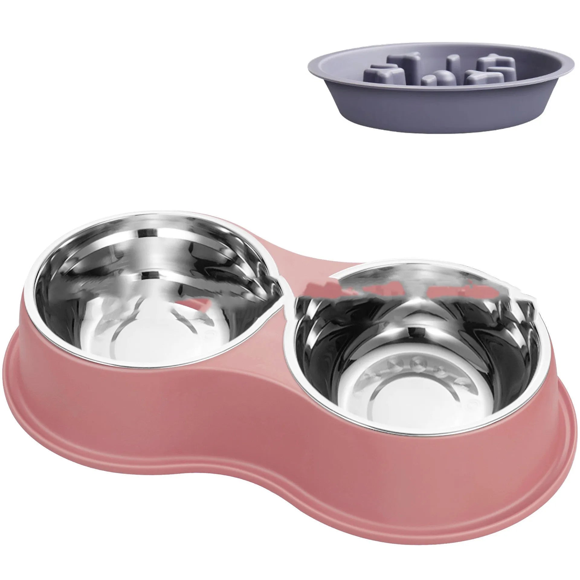 Purrfect Pet Kingdom® - Pet Slow Feeding Bowl Removable Dogcat - Slow Feeder Bowls