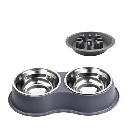 Purrfect Pet Kingdom® - Pet Slow Feeding Bowl Removable Dogcat - Slow Feeder Bowls