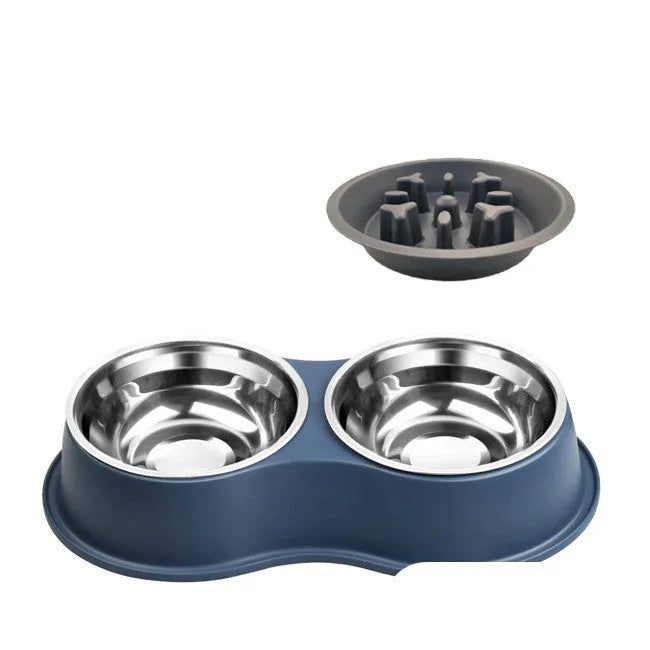 Purrfect Pet Kingdom® - Pet Slow Feeding Bowl Removable Dogcat - Slow Feeder Bowls
