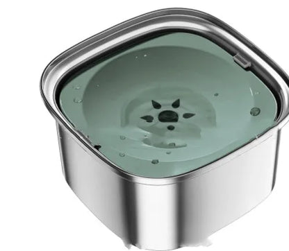 Purrfect Pet Kingdom® - Pet Stainless Steel Water Bowl Large Capacity Floating - Water Dispensers
