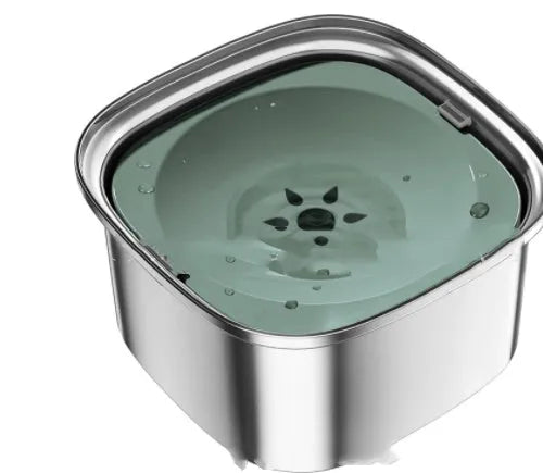 Purrfect Pet Kingdom® - Pet Stainless Steel Water Bowl Large Capacity Floating - Water Dispensers