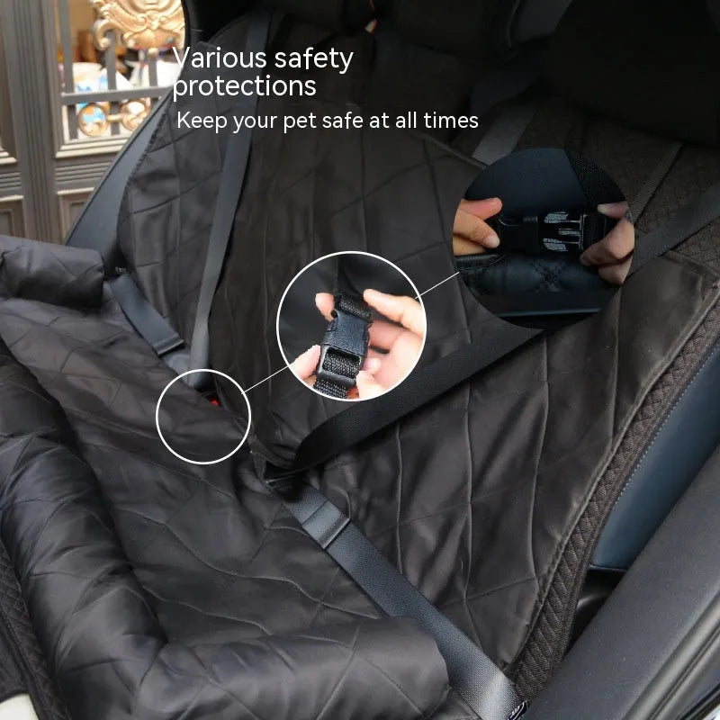 Purrfect Pet Kingdom® - Pet Supplies Rear Car Dog Bed - 0