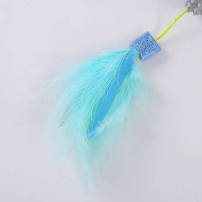 Purrfect Pet Kingdom® - Pet Toys Relaxation Double Haired Prick Head Suction Cup Cat - Puzzles & Treat-Dispensing Toys