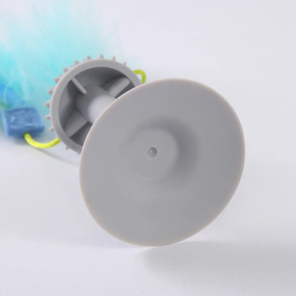 Purrfect Pet Kingdom® - Pet Toys Relaxation Double Haired Prick Head Suction Cup Cat - Puzzles & Treat-Dispensing Toys