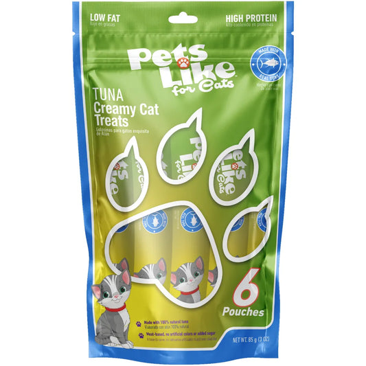Purrfect Pet Kingdom® - Pets Like Creamy Tuna Lickable Cat Treat (3.17 oz) - Lickable Cat Treats