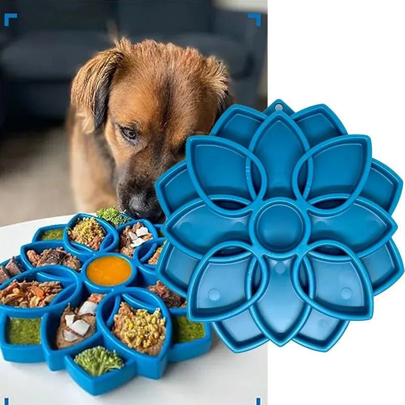Purrfect Pet Kingdom® - Popular Spot Pet Slow Food Tray Easy To Clean - Bowls