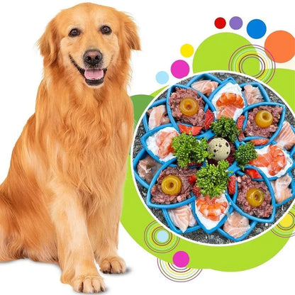 Purrfect Pet Kingdom® - Popular Spot Pet Slow Food Tray Easy To Clean - Bowls