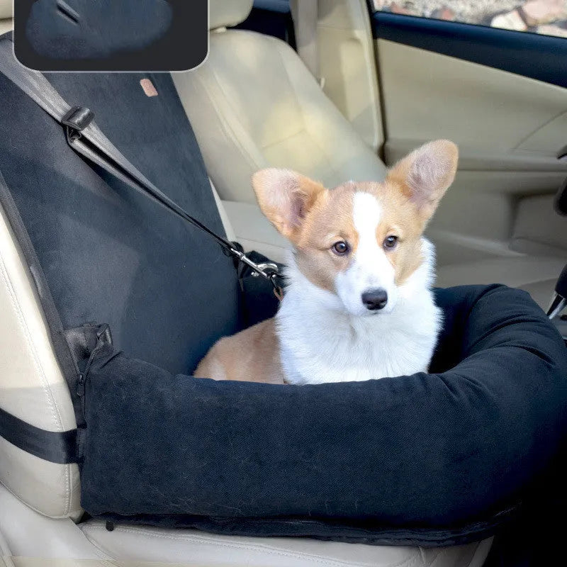 Purrfect Pet Kingdom® - Portable Car Seat Kennel for Small and Medium Sized Dogs - Dog Travel Accessories