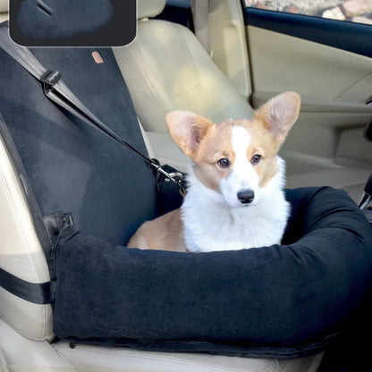 Purrfect Pet Kingdom® - Portable Car Seat Kennel for Small and Medium Sized Dogs - Dog Travel Accessories
