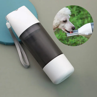 Purrfect Pet Kingdom® - Portable Dog Water Bottle 350ml Water Food Container For Dog - Dog Travel Bowls
