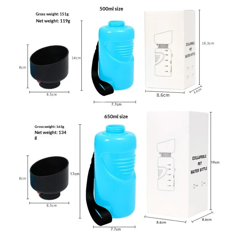 Purrfect Pet Kingdom® - Portable Squeeze-style Dog Water Bowl And Cat Drinking - Dog Travel Bowls