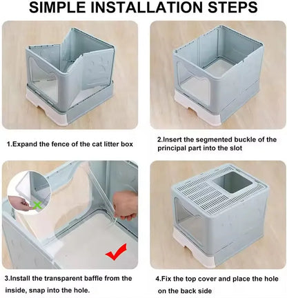 Purrfect Pet Kingdom® - Premium Architected Privacy Litter Throne for Cats and Pets - Cat Litter Boxes