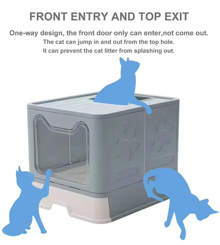 Purrfect Pet Kingdom® - Premium Architected Privacy Litter Throne for Cats and Pets - Cat Litter Boxes